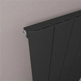 Eastbrook Peretti radiator 55x180cm aluminium 1896W zwart mat