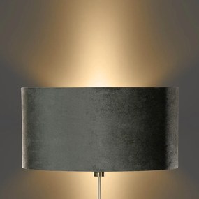 Vloerlamp goud met ovale velours kap groen 50cm - Parte Modern, Klassiek / Antiek E27 Binnenverlichting Lamp