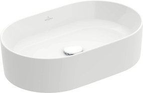 Villeroy & Boch Collaro Opzetwastafel 56x36x14,5cm wit alpin CeramicPlus
