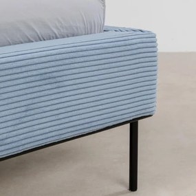 Kare Design East Side 2-persoons Bedframe Blauwe Stof 160 Cm