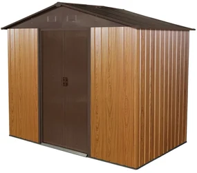 Metalen gereedschapshuis Helsinki 1,9 x 1,3 m Winkel Baas brons