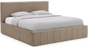 Goossens Bedframe Carte, 160 x 200 cm met storage, met 2x lattenbodem
