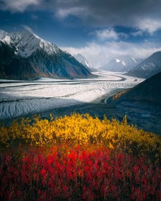Kunstfotografie AK Glacier, Siyu and Wei, (30 x 40 cm)
