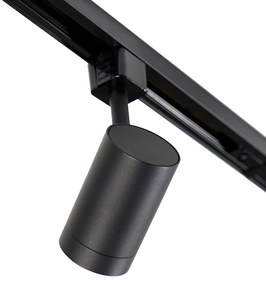 Smart railsysteem zwart 1-fase 10-lichts incl. Wifi GU10 - Iconic Jeana