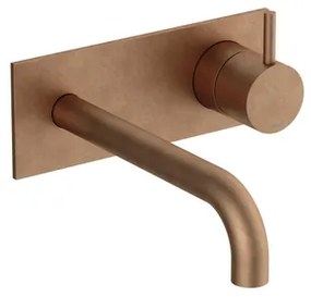 Hotbath Cobber Afbouwdeel - voor wastafelkraan - 18cm uitloop - Living colours - Verouderd Messing CB106EXT18AB