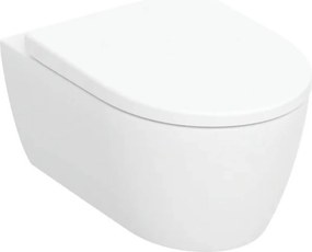 Geberit iCon hangtoilet randloos KeraTect incl. softclose toiletbril met quickrelease glans wit