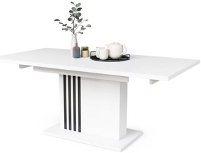 LEONEL Wit Mat – MODERNE VOUWTAFEL TOT 180 cm!