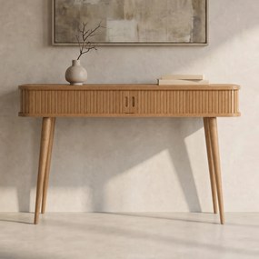Zuiver Barbier Modern Houten Bureau - 120 X 35cm.