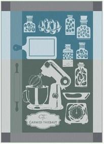 Jacquard theedoeken Food Mix Trame City, 2-delig