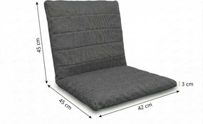 Lifestyle Garden Furniture Timo Dining Tuinstoel Kussen Carbon Grijs