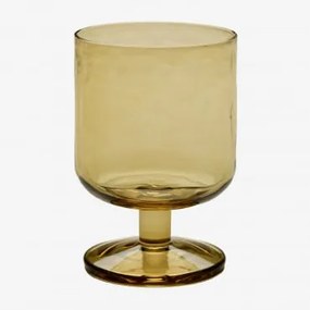 Pack Van 4 Wijnglazen 38 Cl Van Leomie-glas Honing Geel - Sklum