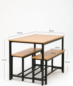 Teza bank- en tafelset