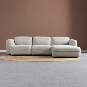 PEPP Interiors Drop Bank Met Chaise Longue Rechts Beige Serenity 03