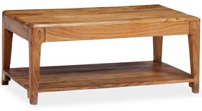 vidaXL Salontafel 88x50x38 cm massief hout