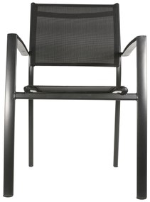 Lesli Living  Tuinstoel Stapelbaar - Prego - Antraciet - Lesli Living