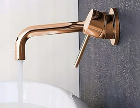 Inbouw wastafelkraan Rea Lungo Copper + BOX