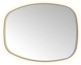 Hotbath &More Contour spiegel deens ovaal 80x120cm geborsteld gunmetal PVD