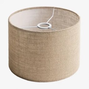 Arlina Stoffen Lampenkap Beige – Linnen & Ø30 Cm - ↑20 Cm - Sklum