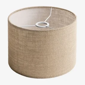 Arlina Stoffen Lampenkap Beige – Linnen & Ø30 Cm - ↑20 Cm - Sklum