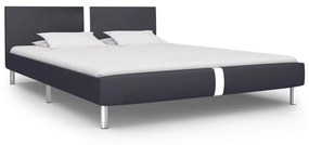 vidaXL Bedframe kunstleer zwart 160x200 cm