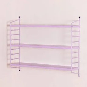 Modulaire Wandrek ↔︎60 Cm Van Staal Emine Paars – Lavender - Sklum