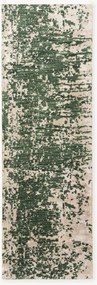 Handgeweven wollen loper Cynthia met abstract patroon