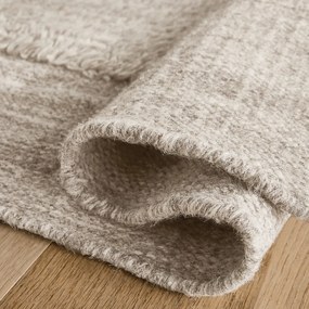 Vierkant wollen vloerkleed, handgeknoopt, EDGI