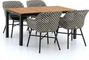 Diningset Hartman | 4 personen | Tuinset teakhout | 5-delig | Kees Smit Tuinmeubelen