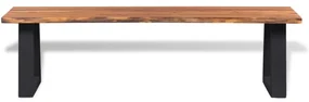 vidaXL Bankje 160 cm massief acaciahout