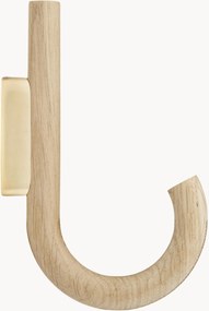Eikenhouten wandhaak Umbrella, in verschillende formaten