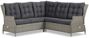 Hoek loungeset 5 personen Wicker Grijs  Garden Collections New Castle