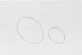 Saqu Loop bedieningspaneel mat wit voor Geberit UP100
