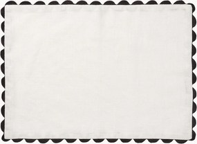 Handgemaakt placemat Willow van linnen