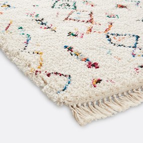 Gekleurd vloerkleed voor in de hall, in berber stijl, Miro