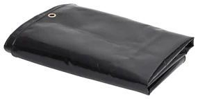 vidaXL Dekzeil 650 g/m² 3,5x2,55 m zwart