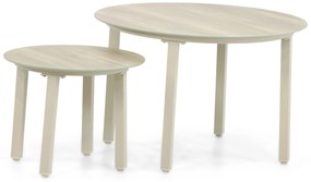Stoel en Bank Loungeset 5 personen Aluminium/rope Taupe  Lifestyle Garden Furniture Biagio