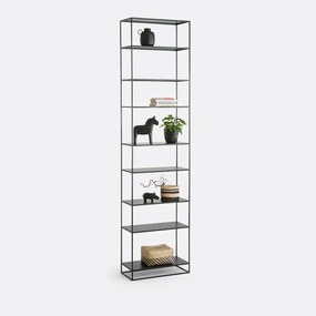 Hogeétagère in staalmetaal H240 cm, Hiba