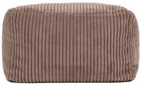 Theo Corduroy Poef - Mocha Bruin