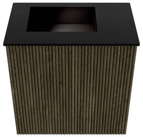 Mondiaz Joya 40cm toiletmeubel shadow met wastafel faye links 1 kraangat urban