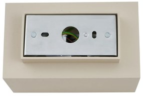 Moderne wandlamp beige GU10 50mm vierkant 2-lichts - Sandy