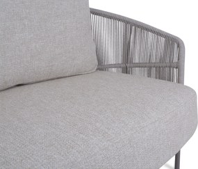 Hoek loungeset 5 personen Rope Grijs  4 Seasons Outdoor Florence/Riah