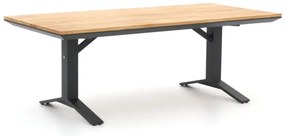 Tuin eettafel SUNS | Rechthoekig  | Tuintafel Teakhout | 220x100cm | 6 personen | Kees Smit Tuinmeubelen
