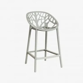Ores Hoge Polypropyleen Kruk Groen – Khaki & ↑65 Cm - Sklum