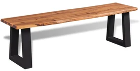 vidaXL Bankje 160 cm massief acaciahout