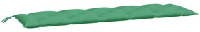 vidaXL Tuinbankkussen 180x50x7 cm stof groen
