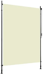 vidaXL Rolgordijn voor buiten 150x270 cm crème