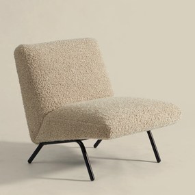 Teddy Fauteuil Modern Design Taupe