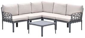 Garden Impressions Hareno loungeset 6-delig - antraciet