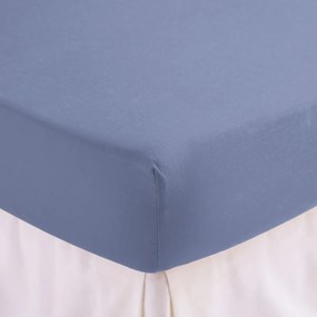 Effen hoeslaken in gewassen katoen, omslag 30 cm, Scenario