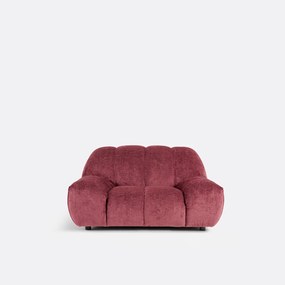 XL fauteuil, dik fluweel, Nuria